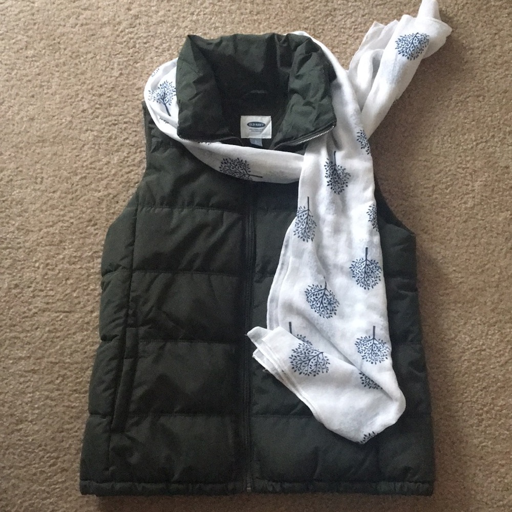 Old Navy Olive green vest.
